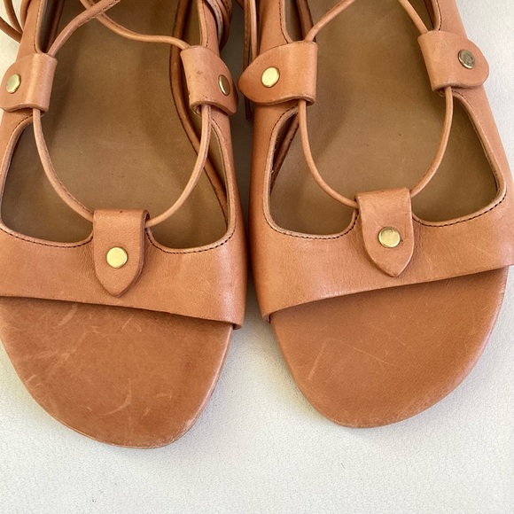 Isabel Marant Alisa Amber Yellow Gladiator Sandal NEW SZ 7 - Picture 9 of 10